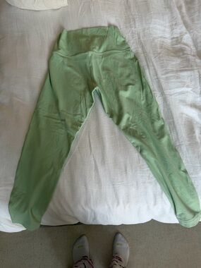 lululemon athletica Light Green High-Waist Leggings
